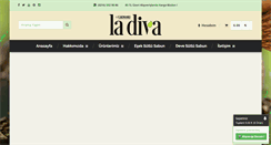 Desktop Screenshot of ladivasabun.com